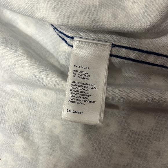 Kate Spade Saturday Blue Poppy Floral Denim Jacket Size XS - Picture 7 of 7